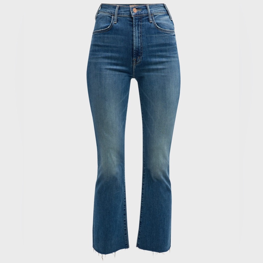 NWT MOTHER Hustler Ankle Fray Jeans